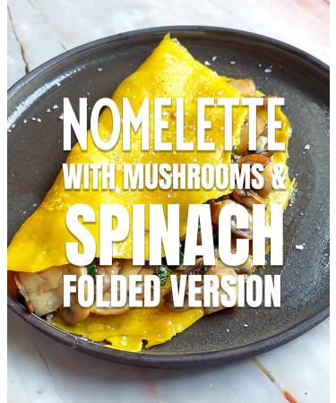 Organic Nomelette Mix by Sun & Seed - 250g - Egg Free Alternative Mix - High in Protein - Plant Based Mix - Vegan Friendly - Makes 10 Omelettes 1 Pack - Buy Online on GoSupps.com