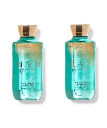 Bath and Body Works 2 Pack At the Beach Shower Gel 10 Oz.