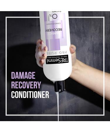 TRESemm Damage Recovery Conditioner for Damaged Hair, 16 oz - Pack of 4 | Silicone-Free & Clean Formula - Buy Online on GoSupps.com