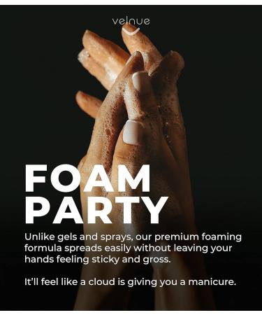 VELNUE Foaming Hand Sanitizer Refill Supply | Made in Canada with Moisturizing Aloe 70% Ethyl Alcohol Vitamin E | 1L Fragrance Free - 2 Bottles Fragrance Free 2-Pack - Buy Online on GoSupps.com
