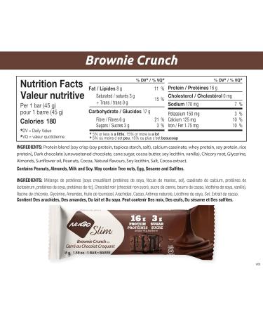 NuGo Slim Variety Pack 16-17g High Protein 3g Sugar Gluten Free 12 Count 12ct Variety Pack - Buy Online on GoSupps.com