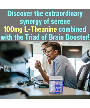 Alpha GPC Huperzine A PhosphatidylSerine L-Theanine Blue Spirulina Bioperine Gummies Alpha-GPC Huperzine-A Phosphatidyl Serine L Theanine Supplement Powder Capsules Tablets Liquid Supplements Alt - Buy Online on GoSupps.com