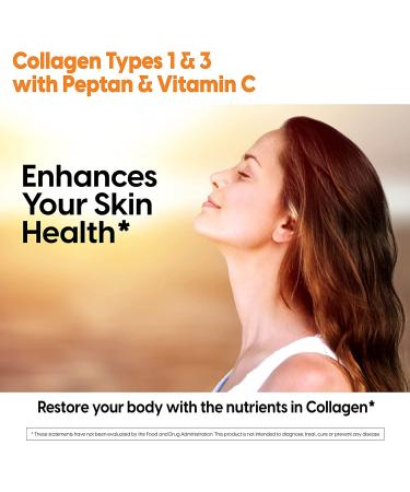 Doctor's Best Collagen Types 1 & 3 with Vitamin C â€“ 1000mg, 180 Tablets | Supports Skin, Hair & Joint Health - Buy Online on GoSupps.com