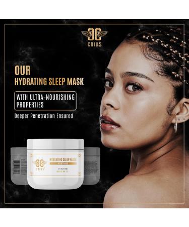 Hydrating Sleep Mask 4 Oz - Made in USA Quick Absorption Non-GMO Cruelty-Free | Quality Ingredients for Overnight Skin Renewal - Buy Online on GoSupps.com
