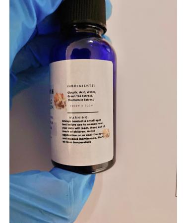 70% Glycolic Acid Serum Peel with Retinol & Chamomile - Anti-Aging Wrinkle & Acne Scar Treatment 1oz AHA for Collagen Boost - Buy Online on GoSupps.com