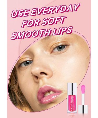 FEIMINI Hydrating Lip Glow Oil - Moisturizing & Plumping Gloss for Lip Care - Raspberry - Buy Online on GoSupps.com