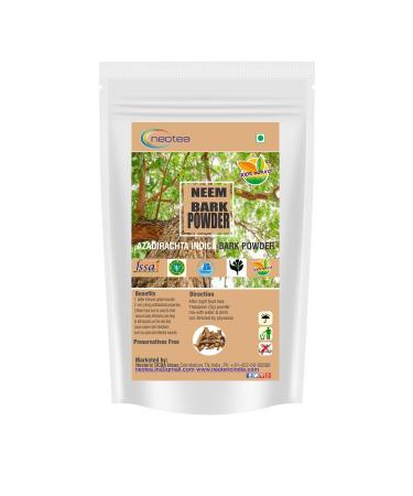 Neotea Azadirachta Indica Neem Bark Powder 300GM (10.58 OZ) | Pure & Natural | Herbal Supplement | Skin & Oral Care | Dental & Digestion Support Tooth Powder