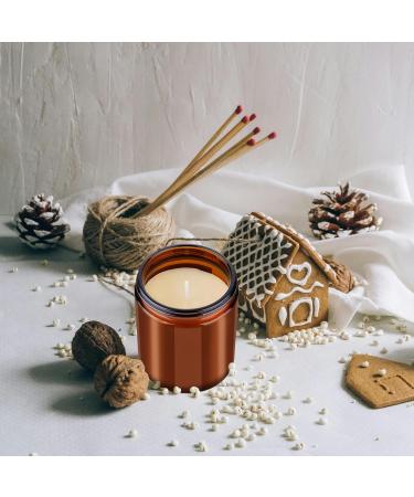 Smoke & Vanilla Scented Candles - Aromatherapy Gift for Home | Amber Jar Candles for Men & Women - Buy Online on GoSupps.com