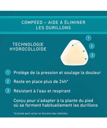 Compeed Corneal Plaster Medium Hydrocolloid Patch - 6-Pack for Strong Feet | Fast International Shipping - Buy Online on GoSupps.com