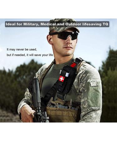 Tourniquet Holder & Small Trauma Kit - Portable Tactical First Aid Pouch for Camping and Hiking - Buy Online on GoSupps.com