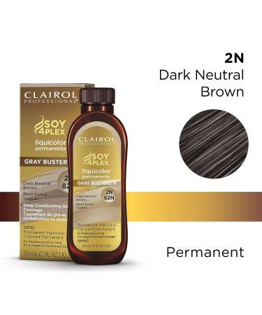 Clairol Professional Dark Neutral Brown Hair Color - Permanent Liquicolor for Dark Hair - Buy Online on GoSupps.com