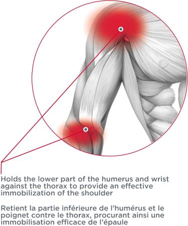 Buy Universal Shoulder Immobilizer - Best Support for Injury Recovery | Fast International Shipping - Buy Online on GoSupps.com