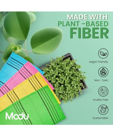 Modu 10x Korean Exfoliating Bath Towel - 6x9.1 | Premium Asian Italy Towel for Smooth Skin - Buy Online on GoSupps.com
