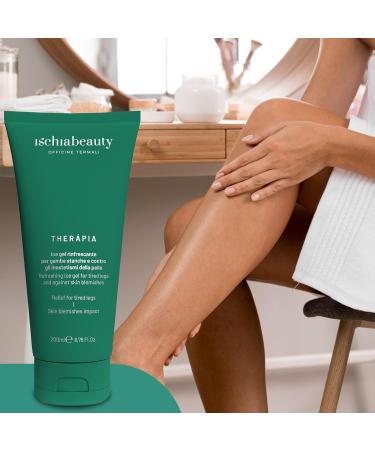  Ischia Beauty Icy Leg Gel | 250ml Refreshing Ice Gel | Provides relief and freshness to tired legs | Tones firms and fights cellulite and stretch marks | With thermal water from the island of Ischia - Buy Online on GoSupps.com