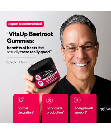 Beet Root Gummies Nitric Oxide Beets Supplements with CoQ10 Grape Seed Vitamin C B12 & B3 60 Beets Chews Gummies 60 Count (Pack of 1) - Buy Online on GoSupps.com