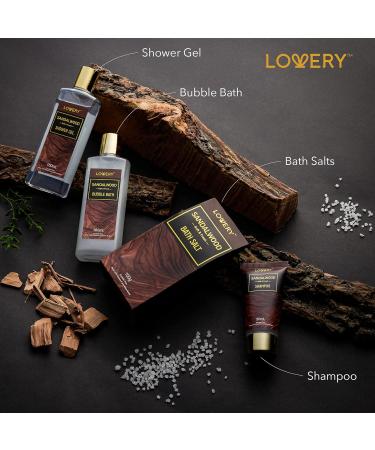 Men's 14Pc Sandalwood Bath Gift Set | Self Care Kit & Relaxing Grooming Basket - Perfect Gift for Dad Boyfriend Husband & Birthdays - Buy Online on GoSupps.com