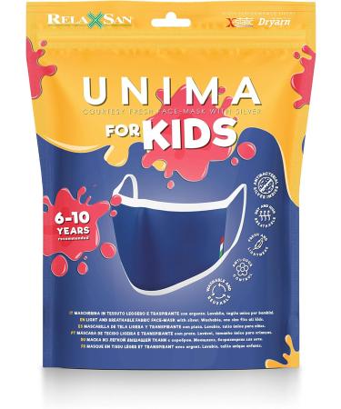 Buy Relaxsan Unima Kids Blue - Courty Library Washable & Breathable Socks for Children Ages 6-10 | Light & Comfortable Dryarn & X-Static - Buy Online on GoSupps.com