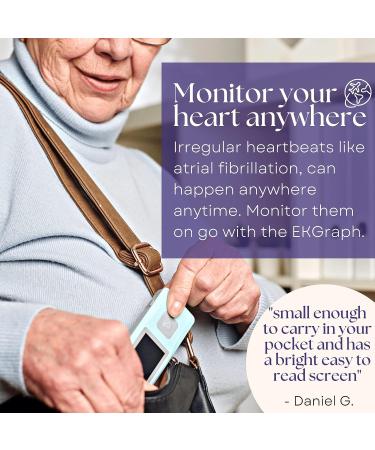 EKG Monitoring Device by Sonohealth - Portable Heart Rate Monitor: Cardia Mobile - Fingertip Touch - Multiple Lead ECG Electrocardiogram - Arrhythmia & PVC Detection - Standalone or with Mobile App - Buy Online on GoSupps.com