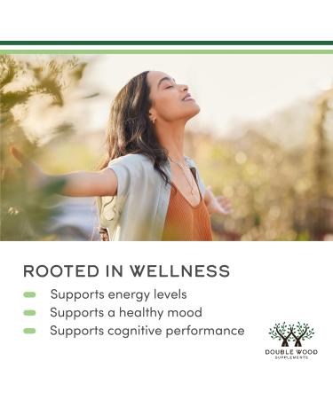 Rhodiola Rosea Supplement 500mg 120 Vegan Capsules (Third Party Test Gluten Free 3% Salidrosides 1% Rosavins Extract) for Performance Calming Motivation by Double Wood - Buy Online on GoSupps.com