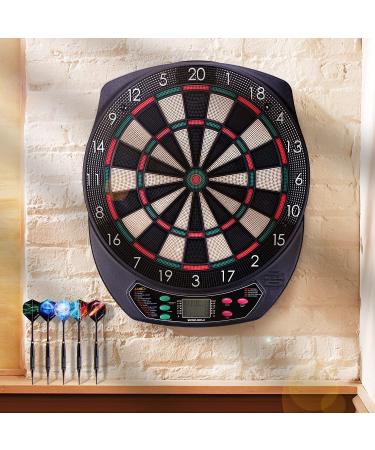 WIN.MAX Electronic Soft Tip Dart Board Set with LCD Display - 12 Darts Included - Buy Online on GoSupps.com