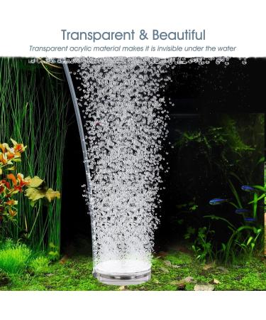 Hygger Air Stones for Aquariums | Ultra-Quiet Acrylic Bubbler Kit with Air Hose | 2.3 Inch Oxygen Diffuser for Aquariums & Hydroponics - Buy Online on GoSupps.com