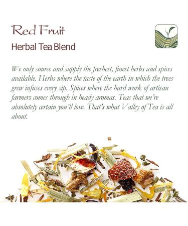 Red Berry Organic Fruit Tea 200g - Fruity Herbal Infusion Tisane | Shop Now - Buy Online on GoSupps.com