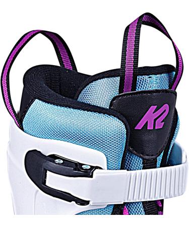 Shop K2 Skates Girls Ice Skates Juno Ice - White & Light Blue | International Shipping Available - Buy Online on GoSupps.com