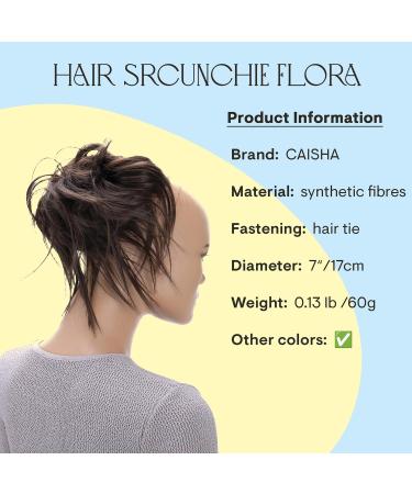 CAISHA Jumbo HaarDIC HairGumi - Floral Dutt & Messy Updos for Bridal Hairstyles | Chocolate Brown | International Shipping - Buy Online on GoSupps.com