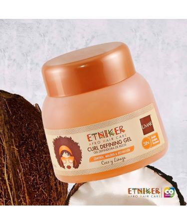 Etniker Coconut & Flaxseed Curl Defining Gel 10.1 oz - Long-Lasting Hold & Shine | L mar - Buy Online on GoSupps.com