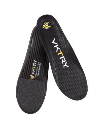 VKTRY Performance Insoles - Gold VKs - Carbon Fiber Shock Absorbing Cleated Sport Shoe Insoles - Improved Explosiveness  Injury Protection and Recovery US: Men 11-11.5  Women 13-13.5 Weight 171-220 Lbs