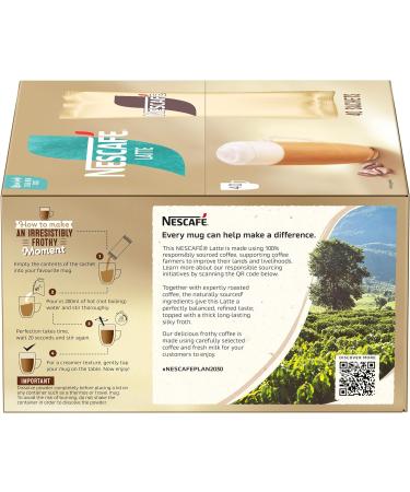 Nescaf Latte Instant Coffee Sachets - 40 X 18G - Buy Online on GoSupps.com