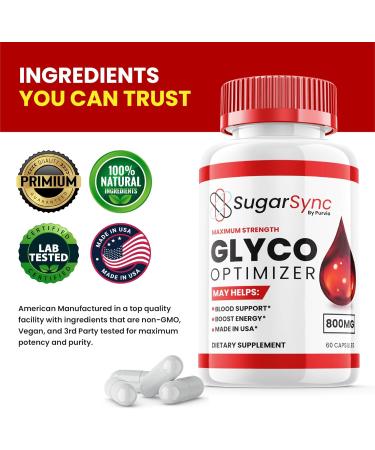 (5 Pack) Sugar Sync Glyco Optimizer Sugarsync Glyco Optimizer Sugar Sync Cleanse Glyco Extra Strength Formula Sugar Synce Overall Wellness Support Reviews Sugarsync Maximum Strength (300 Capsules) - Buy Online on GoSupps.com