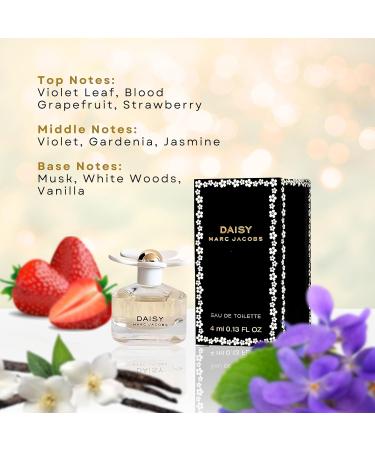 Marc Jacobs Daisy Perfume for Women EDT Mini Splash 0.13 Ounce Daisy 0.13 Fl Oz (Pack of 1) - Buy Online on GoSupps.com