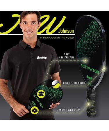Franklin Sports Wooden Pickleball Paddle and Ball Set - USA Pickleball (USAPA) Approved - Buy Online on GoSupps.com