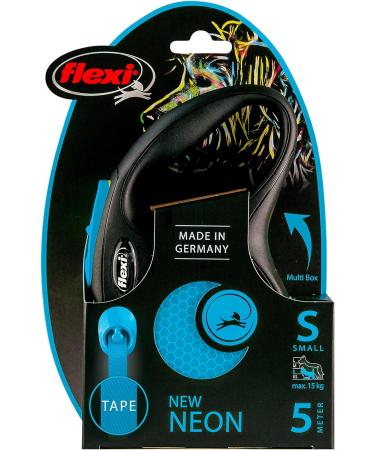 Flexi Retractable Leash New Neon - Blue - Small | Best International Shipping | Eco-Friendly & Durable - Buy Online on GoSupps.com