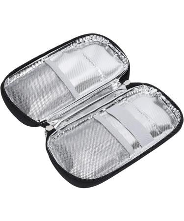 Diabetic Medication Cooler Bag - Gray Zipper Case for Outdoor Patients - Buy Online on GoSupps.com