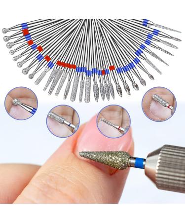 30 Pieces Diamond Nail Cutter Bits - Professional Nail Drilling Tools for Electric Files | Manicure & Pedicure Attachments - Buy Online on GoSupps.com