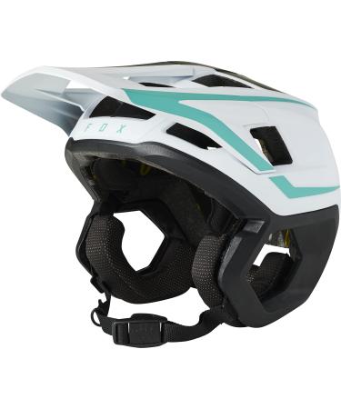 Fox RacingmensDROPFRAME PRO Mountain Biking HELMETTeal - DRIVERSmall