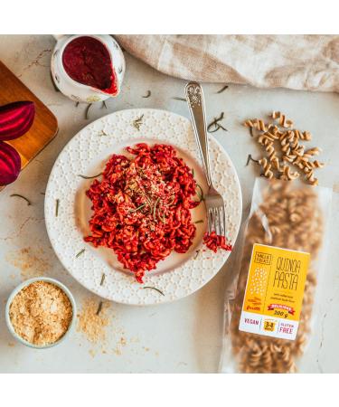 Mill & Folks Quinoa Pasta Fusilli 4x200g | Vegan Gluten-Free | International Shipping - Buy Online on GoSupps.com