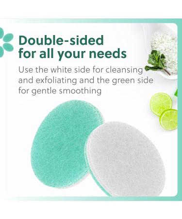 6 Pack Double Sided Body Sponge - Daily Deep Cleansing & Exfoliating Pads for All Skin Types - Buy Online on GoSupps.com