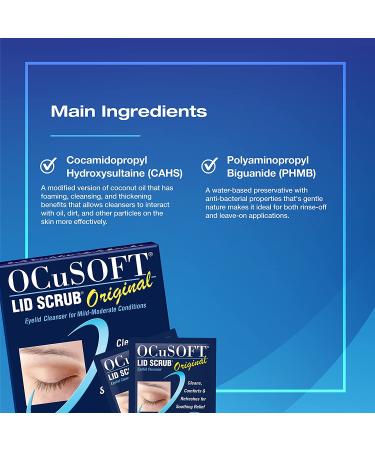 OCuSOFT Lid Scrub Original Pre-Moistened Pads - 30 Count - Buy Online on GoSupps.com