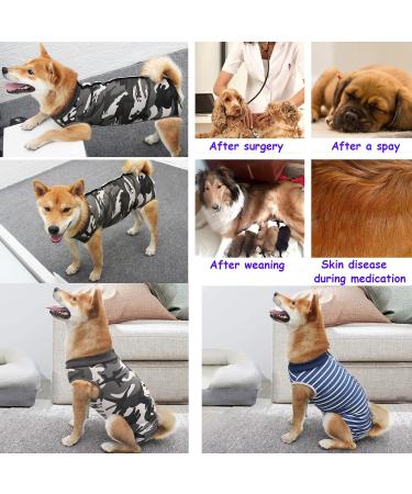 Komate XL Camouflage Pet Surgery Recovery Suit for Dogs & Cats - Anti-Licking Abdominal Wound Protector Clothes - Buy Online on GoSupps.com