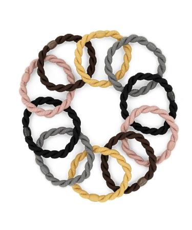 Tiger Rose Bracelet Hair Ties - Strong Elastic Hold | Soft Comfortable Feel | Fits All Hair Types - Stylish Wrist & Hair Accessory - Buy Online on GoSupps.com