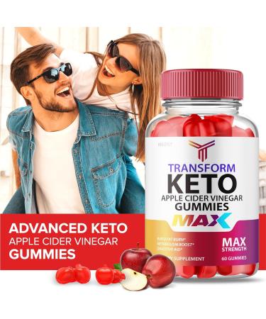 Transform Keto ACV Gummies - Maximum Strength 1000mg Formula for Weight Loss - Vegan Apple Cider Vinegar Gummy - 60 Gummies - Buy Online on GoSupps.com