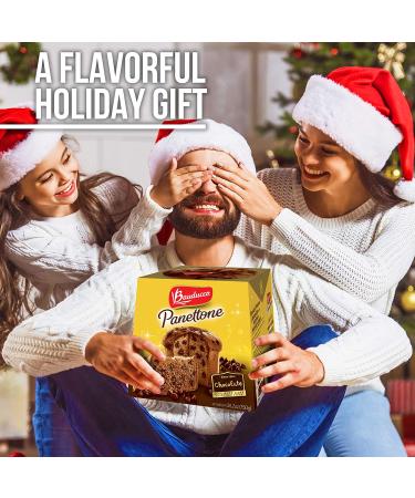 Bauducco Panettone Chocolate 26.2oz - Traditional Italian Recipe for a Moist & Fresh Holiday Cake - Buy Online on GoSupps.com