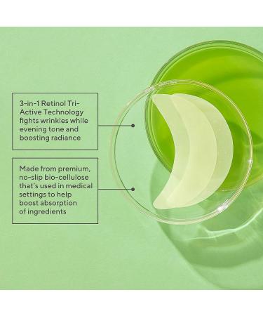 Murad Retinol Youth Renewal Eye Masks - No-Slip Under Eye Patches for Fine Lines, Wrinkles, Crow's Feet and Puffy Eyes - 1 Pair - Buy Online on GoSupps.com