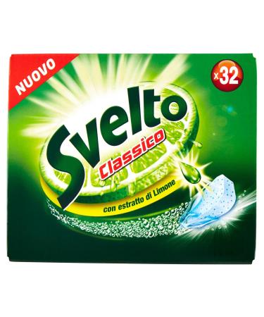 Svelto Classic 32 TABS Dishwasher Confezione da 6