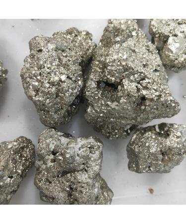 Crystal 1pcs 100-130g Natural Iron Pyrite Cluster Crystal Stone Rough Display Minerals Natural Quartz Crystals Can be Used for Home Goods - Buy Online on GoSupps.com