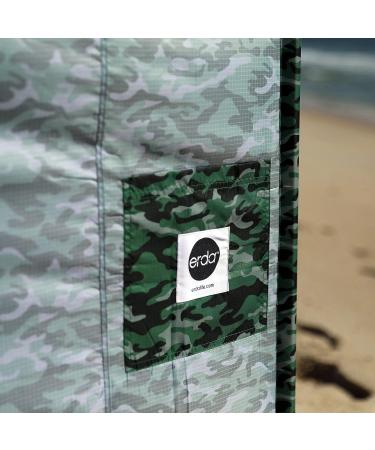 erda Forest Camo Elite Beach Recycled Polyester Rip-Stop Extra Tall 42" Lightweight Windscreen  Privacy Screen  Wind Blocker  Free Matching Shoulder Bag (New Mahogany Wood Poles) - Buy Online on GoSupps.com