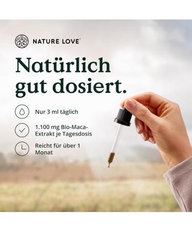 Organic Maca Drops 100ml - 11 000mg Maca Root Extract per Dose | Vegan Alternative to Capsules & Powder - Black Red & Yellow Shapes - Ships Internationally from Germany - Buy Online on GoSupps.com